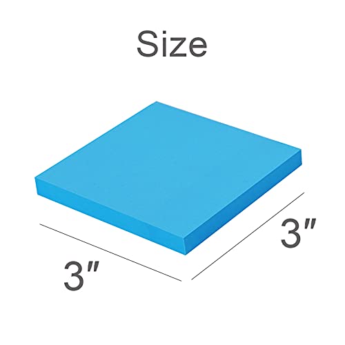 Pop-up Sticky Notes,3x3 in,12 Pads,Bright Colors Super Sticking Power Memo Pads, 6 Colors, Strong Adhesive - Image 9