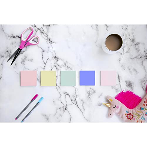 Post-it Greener Notes, 3x3 in, 24 Pads, America's #1 Favorite Sticky Notes, Sweet Sprinkles Collection, Pastel Colors, Clean Removal, 100% Recycled Material (654R-24CP-AP) - Image 3