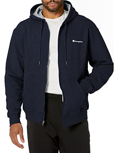 Champion Men's Zip-Up Hoodie, Powerblend, Zip-Up Hoodie Sweatshirt for Men (Reg. or Big & Tall)