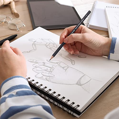 MARTCOLOR Drawing Sketching Pencils Set, 12 Pack Graphite Pencils(14B - 2H), Ideal for Drawing Art, Sketching, Shading, Artist Pencils for Artist Adults Kids Beginner - Image 3