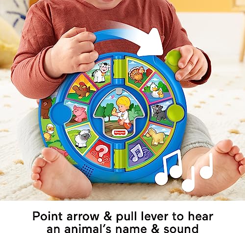 Fisher-Price Little People Toddler Learning Toy World of Animals See ‘N Say with Music and Sounds for Ages 18+ Months - Image 8