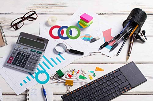 cridoz 15 Rolls 1/8 Whiteboard Thin Tape Pinstripe Art Tape Dry Erase Board Grid Tape Lines Pinstriping Electrical Marking Tape, Assorted Colors - Image 2