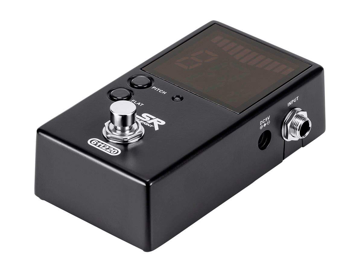 Monoprice Chromatic Pedal Tuner - Black, Normal & True-Bypass Outputs, Easy to Tune Your Bass & Guitars - Stage Right Series - Image 3