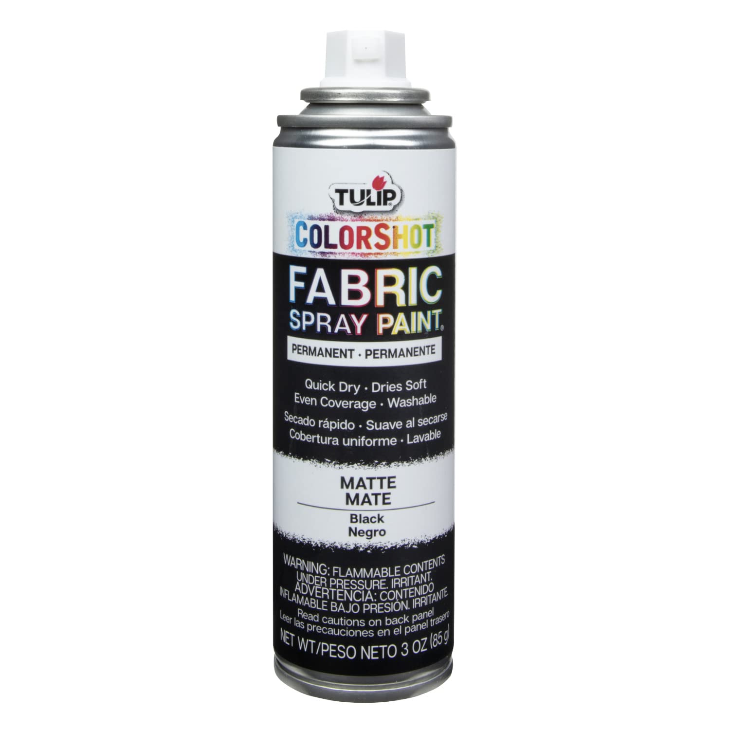 Tulip ColorShot Instant Fabric Spray Color 3oz. Black - Image 7